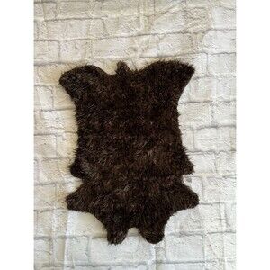 American Girl Doll Faux Bearskin Rug Cabin Lodge Pleasant Company